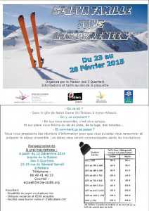 Ski familles