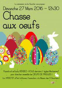 Chasse aux oeufs 2016