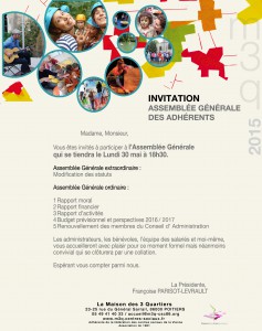 invitation AG 30 mai